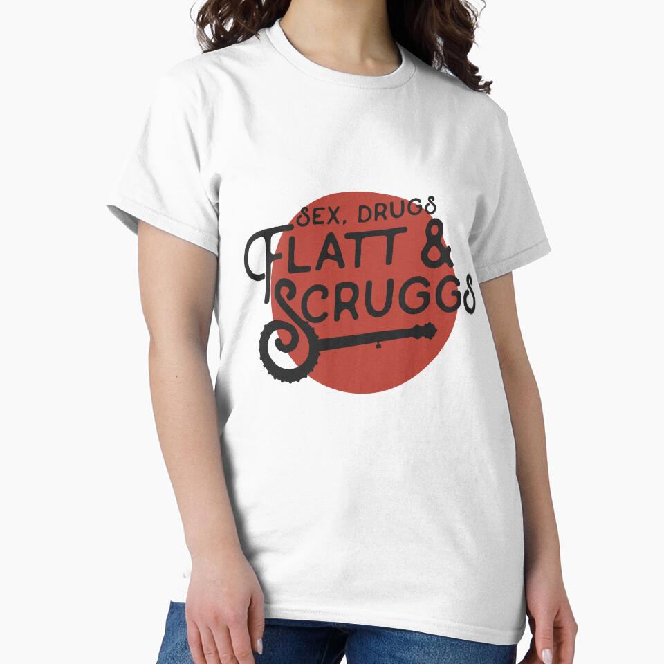 Sex, Drugs, Flatt & Scruggs - Bluegrass Tee by giantstepdesign