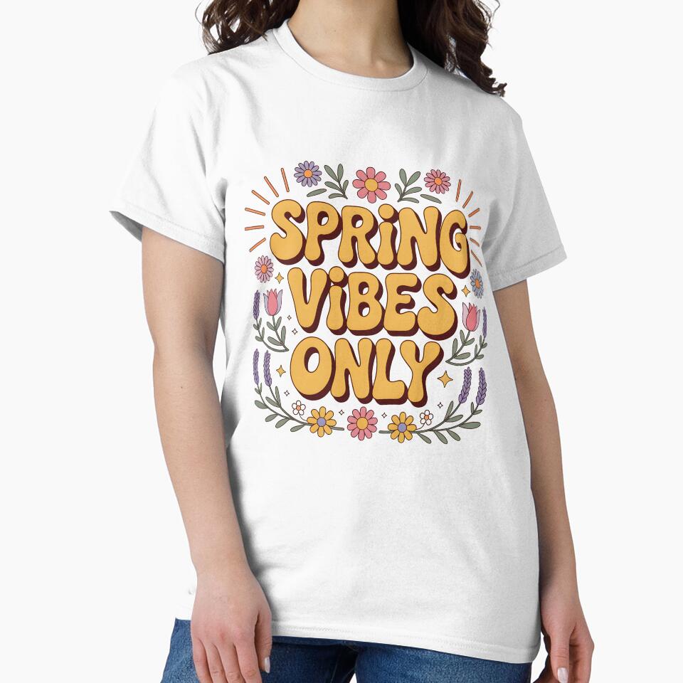 Spring Vibes Only – Retro Seasonal Design by Jollys-ArtShop
