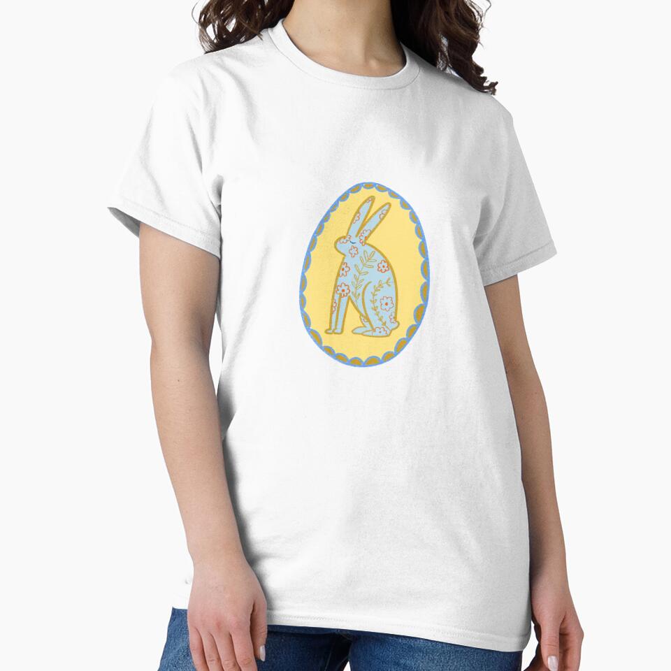 Easter rabbit yellow and blue by Krymkuch