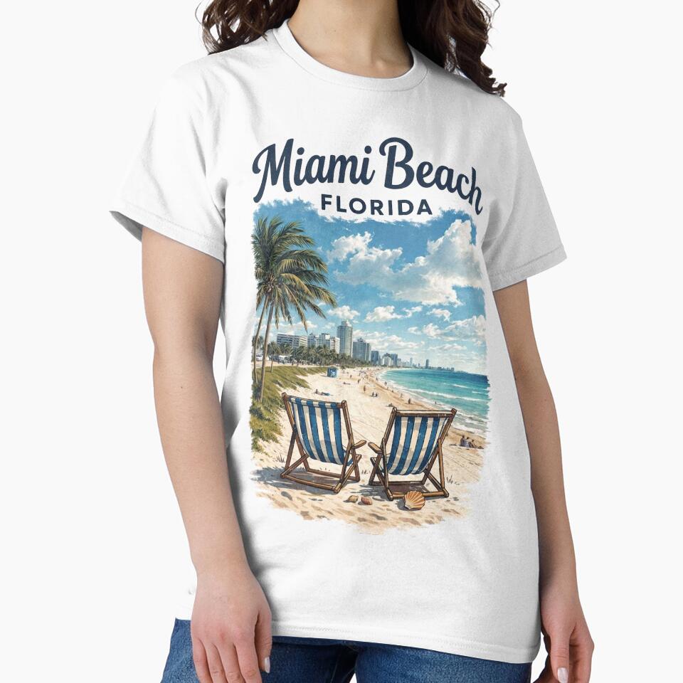 Miami Beach Florida vintage city by devonclemon