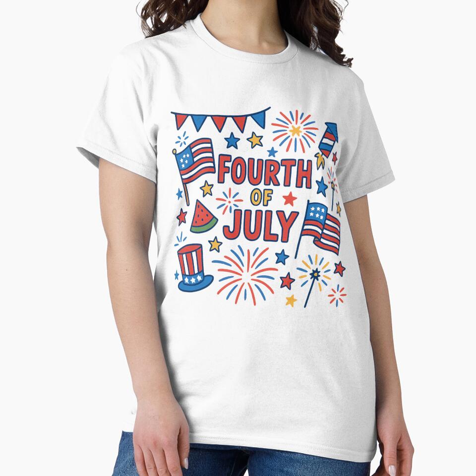 Beautiful 4th of July Illustration by Brontox