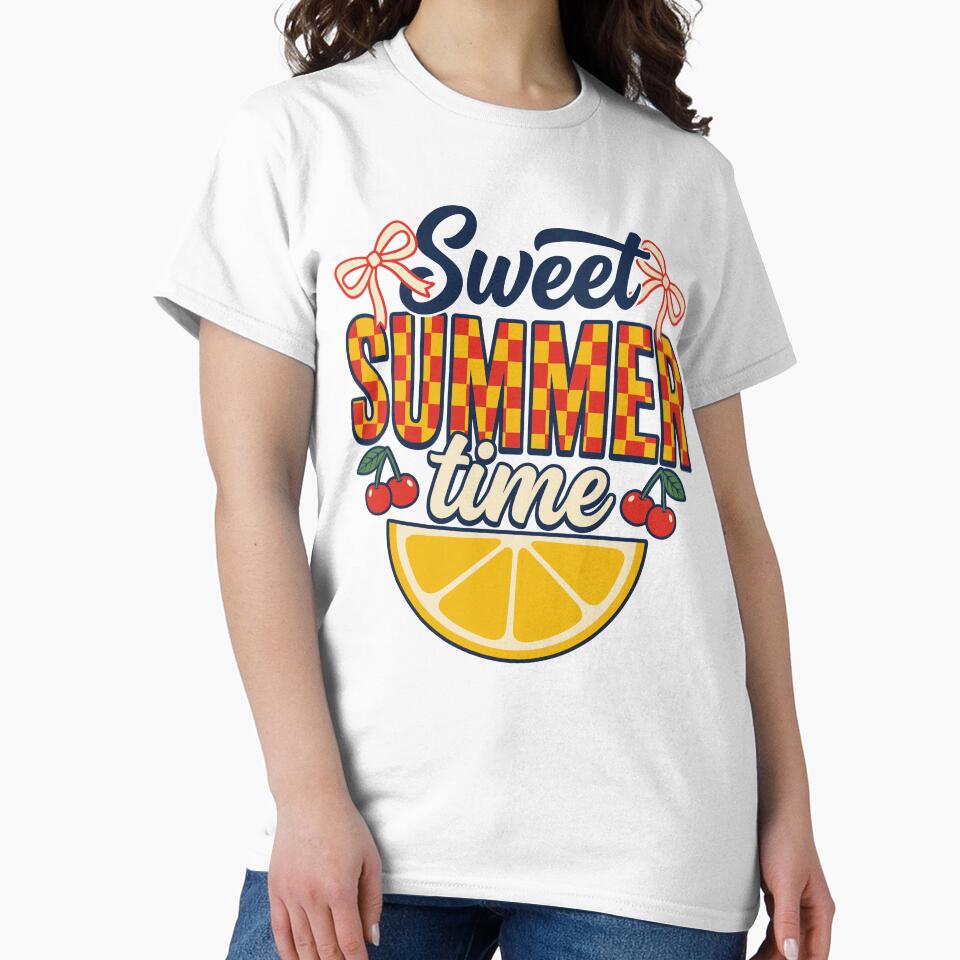 Cute Lemon Cherry Summer Time Girls Kids by KroghDs