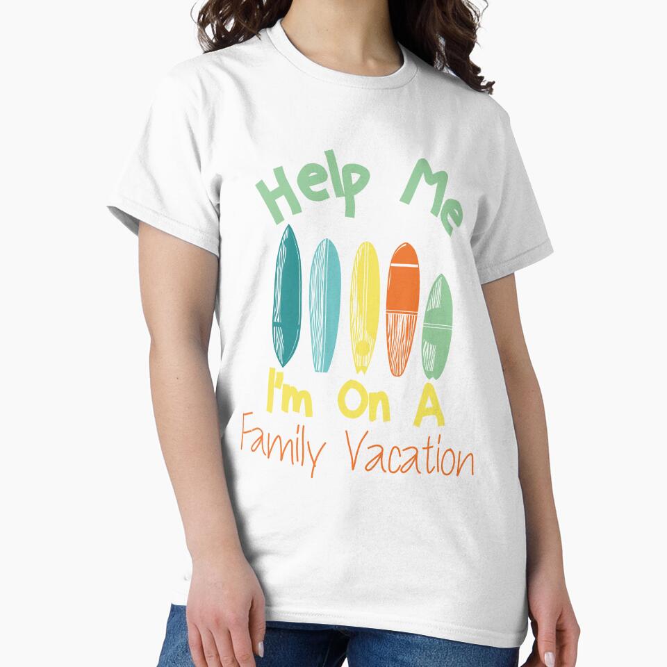 Help Me I'm On A Family Vacation - Surfing Lovers by medbdj