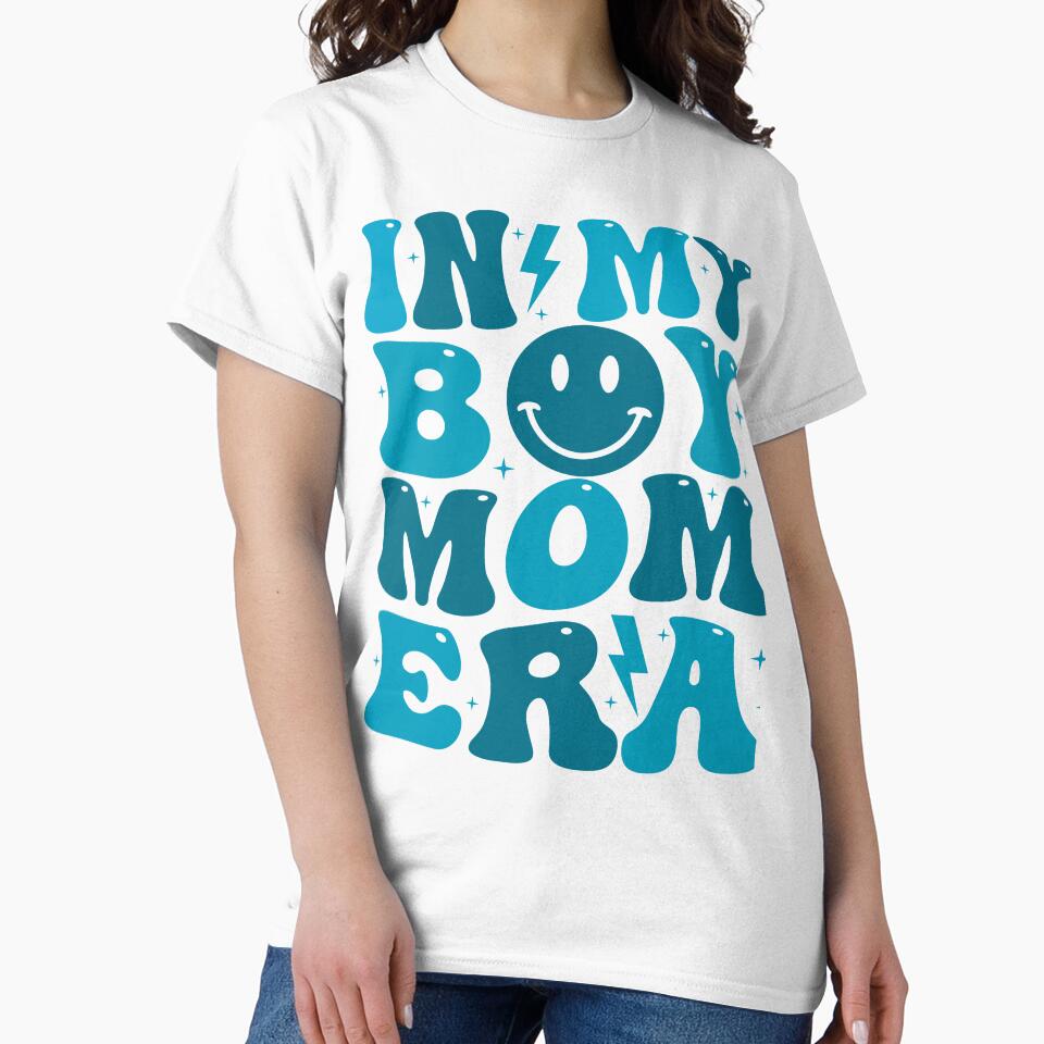 In My Boy Mom Era Groovy Mom Of Boys by xteamdesign