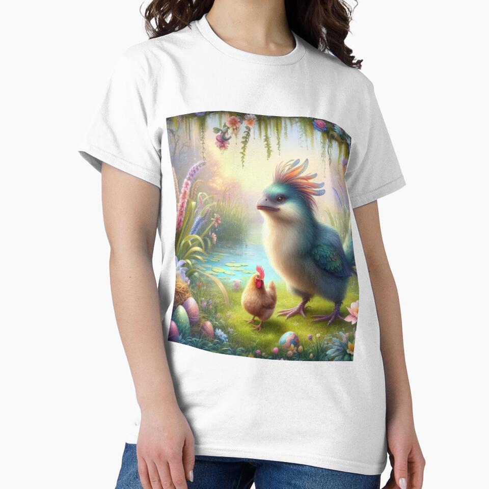 big bird with a hen fantasy easter landscape by Expressions-Sel
