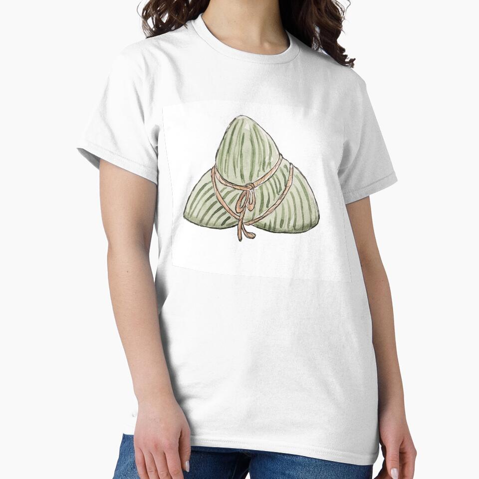 Delicious Zhonzi (Taiwanese Tamale) Dragon Boat Festival (White) by Designs by Sara Felton