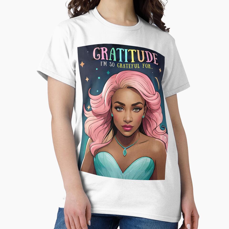 Glam Woman Gratitude Inspiration I'm So Grateful For by Melan Designs