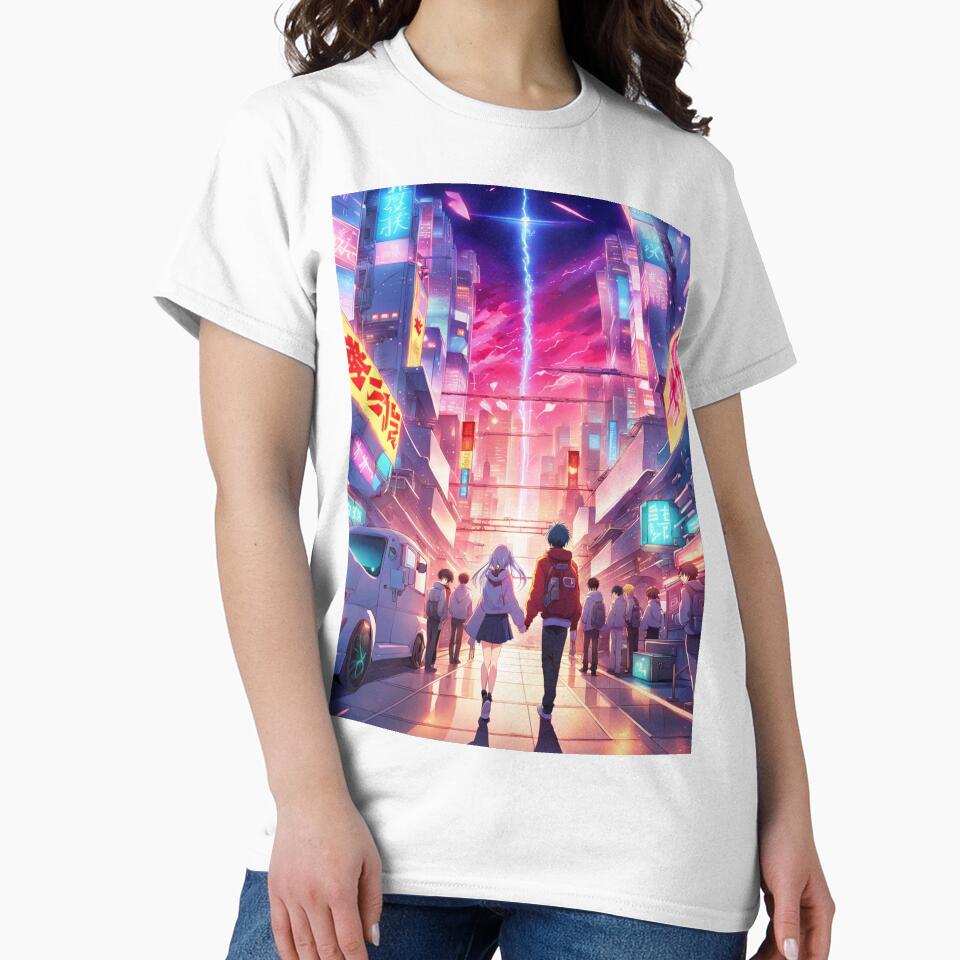 Couple walking in a modern city by ArtsJulian