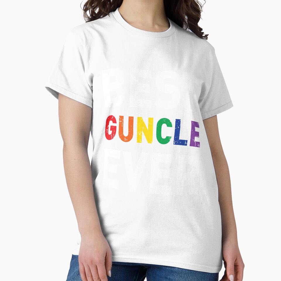 Best Guncle Ever I Heart Love My Gay Uncle Gift by MarOlv