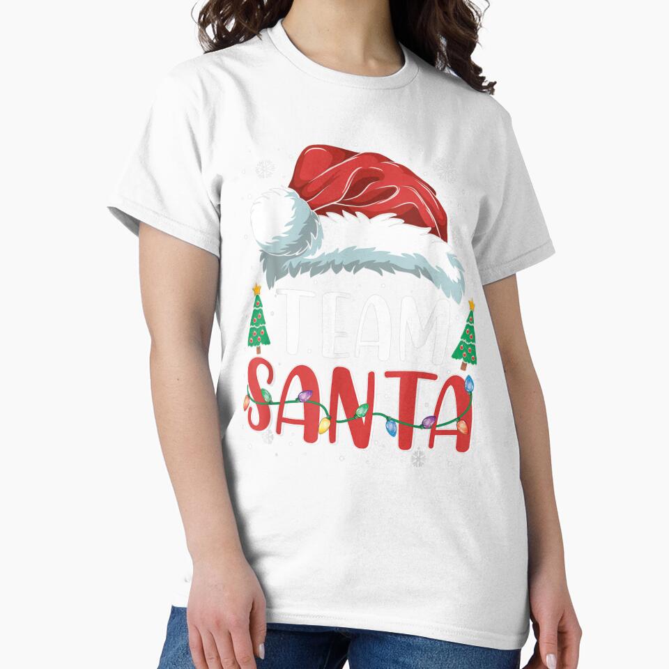 Team Santa Christmas Matching Family Pajamas by DeannaMarks