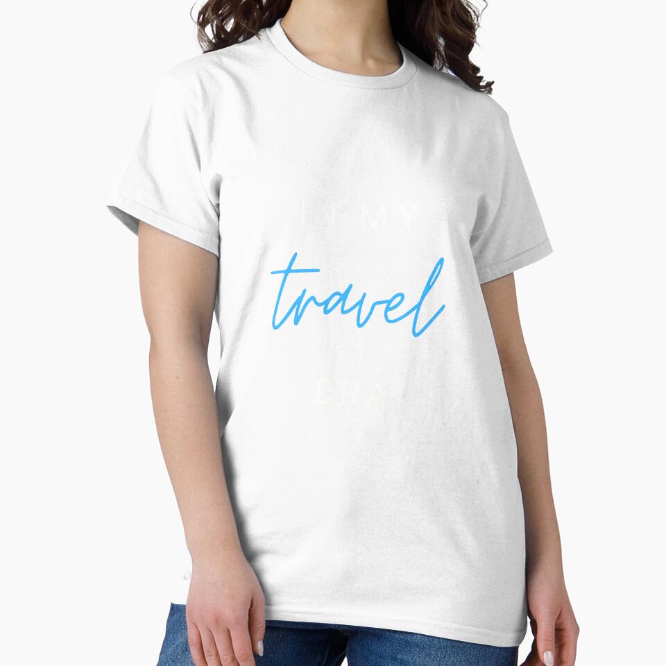 In My Travel Era – Travel Quote for Travel Lovers - blue by PiX by PE