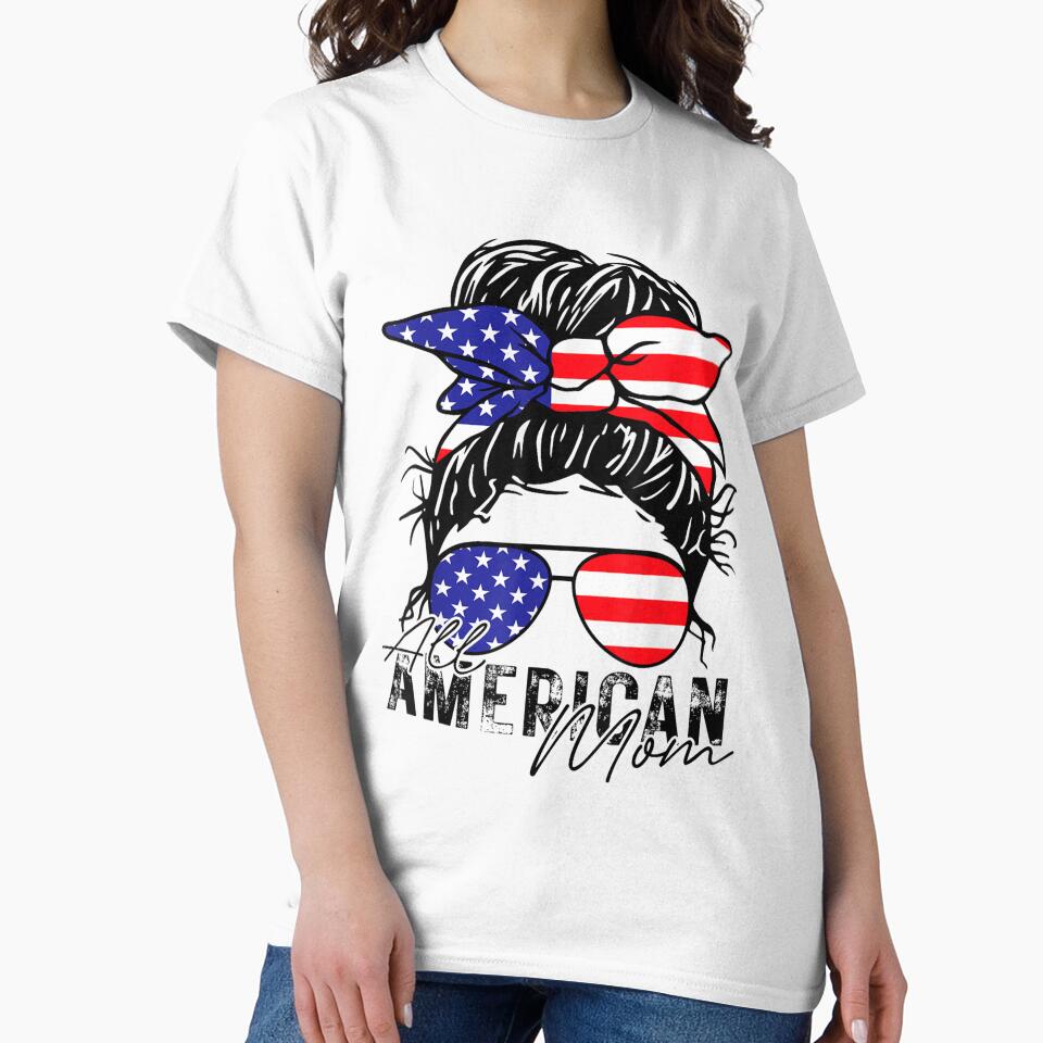 All American mom 4th of July Family Matching Sunglasses by T-shirtStocker