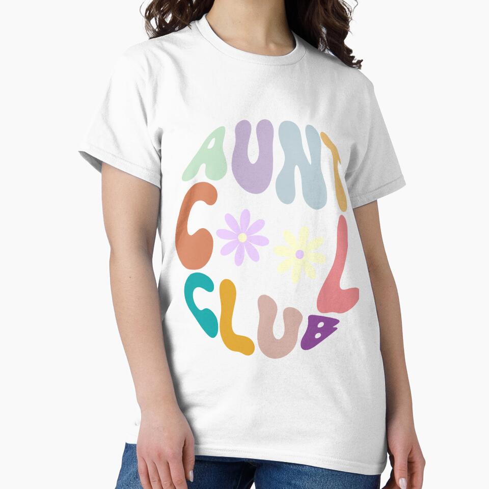 Cool Aunt Retro Groovy For Aunt from nephew niece Family by Blackewhite
