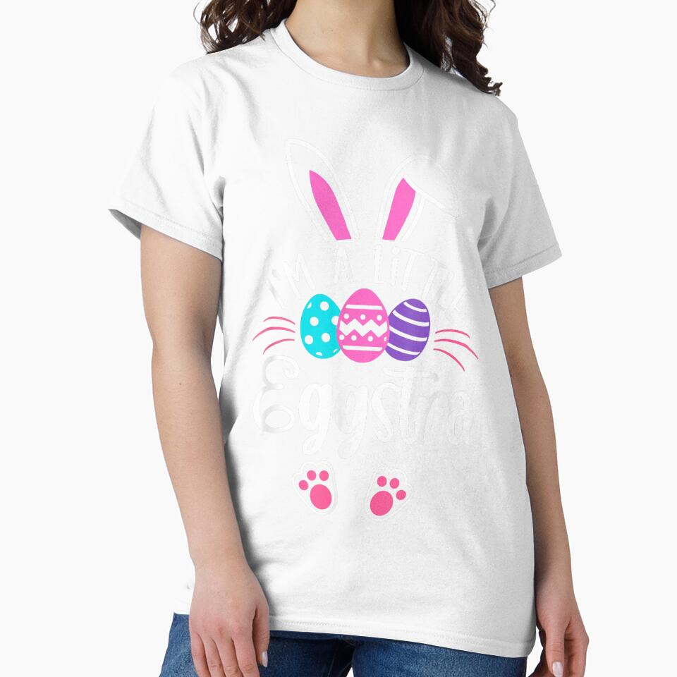 I'm A Little Eggstra Easter Bunny - Funny Easter Pun by rewingjadeArt