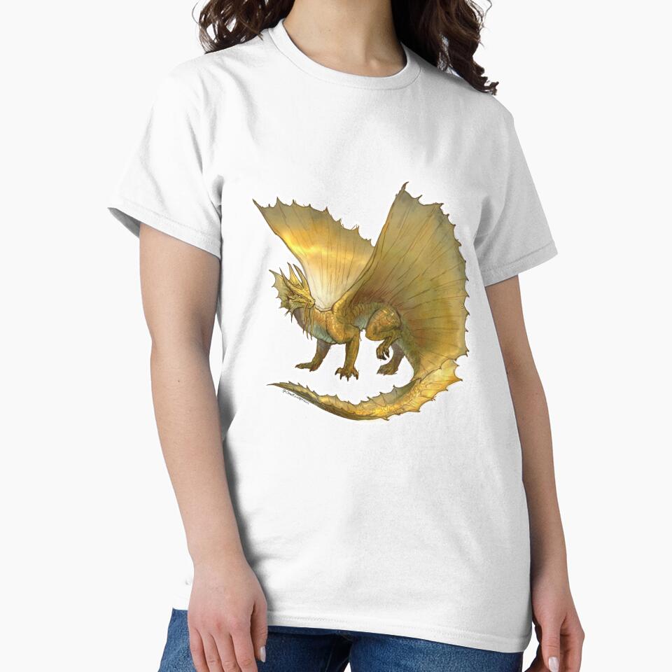 dnd gold dragon by chaoticcaprisun