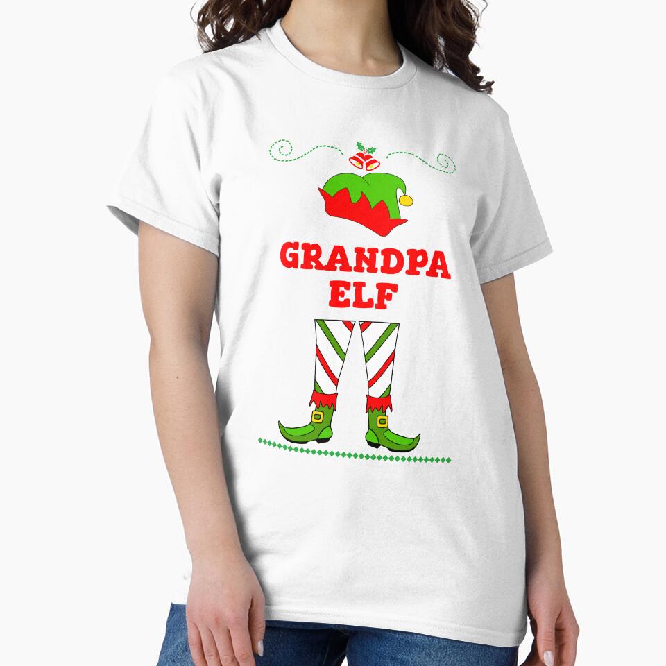 Elf Matching Grandpa by Sartoris Art