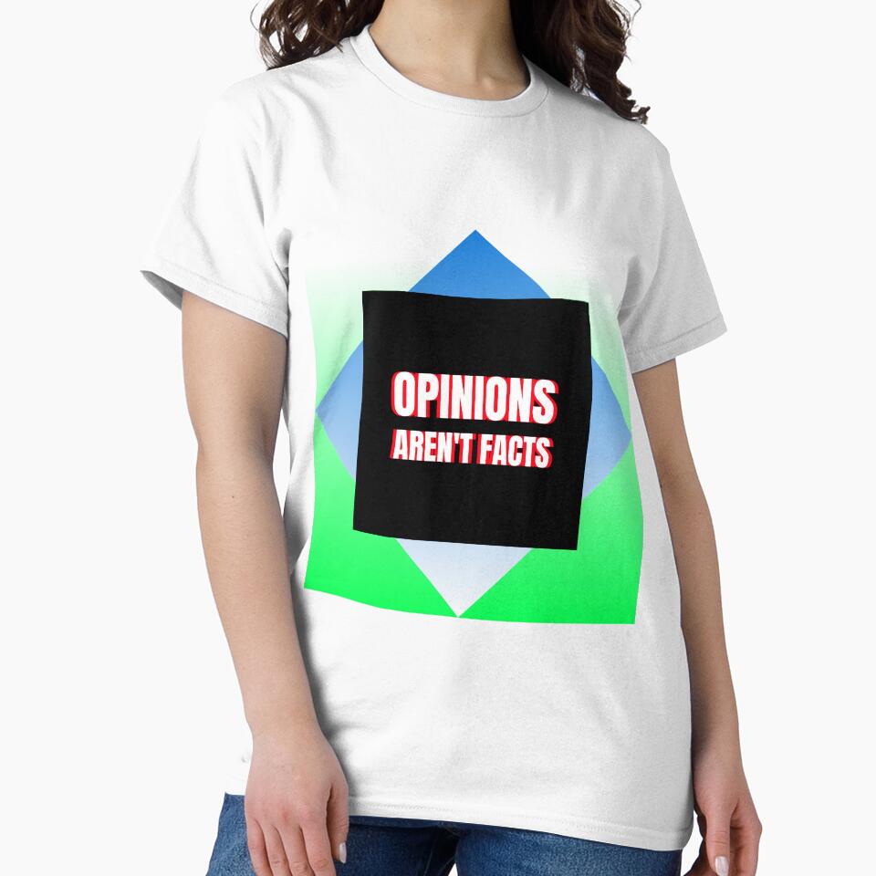 Opinions Aren't Facts. Motivational Quote Sticker by SuccessfulVibes
