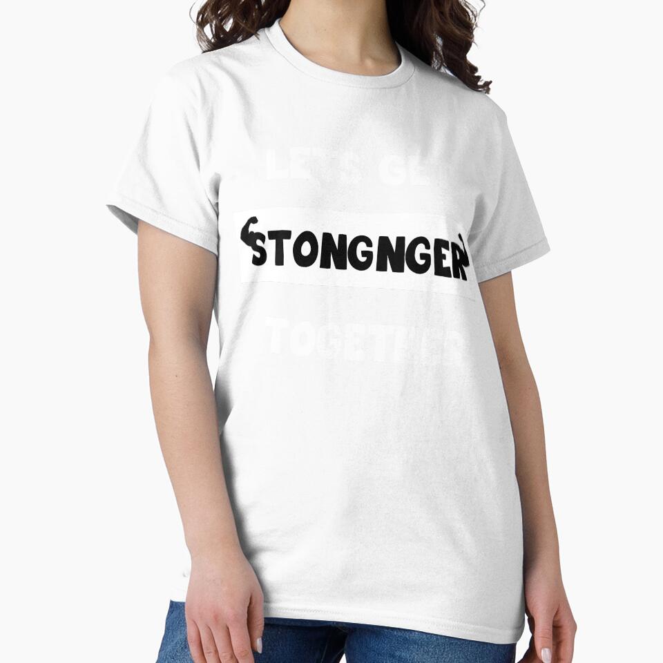 Lets Get Stronger Together (motivational quote) by Aleksey888