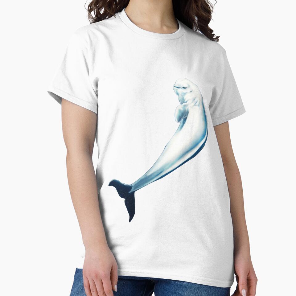 Beluga Whale (Borderless) by alandodrawing