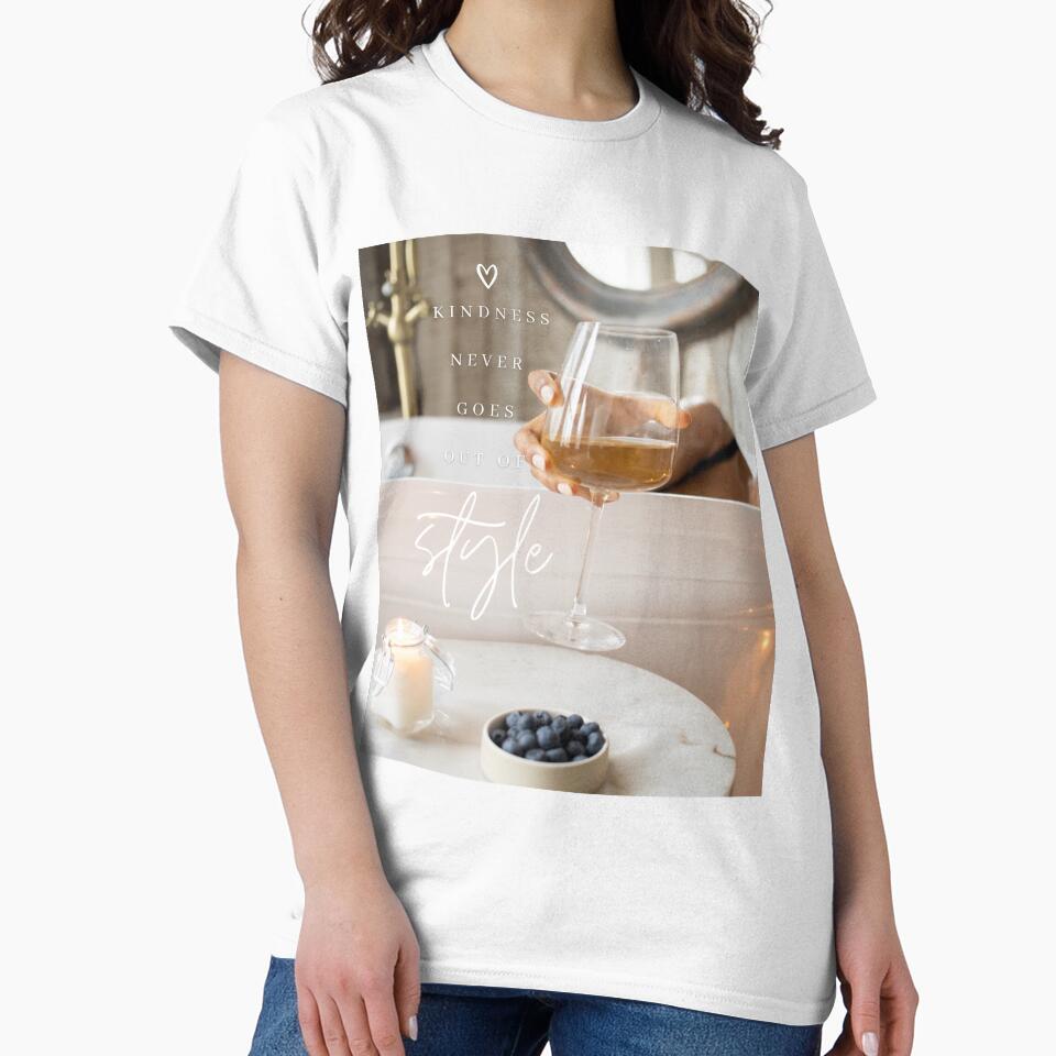 Kindness Never Goes Out of Style - Wine Print by Femme Pastel Collective
