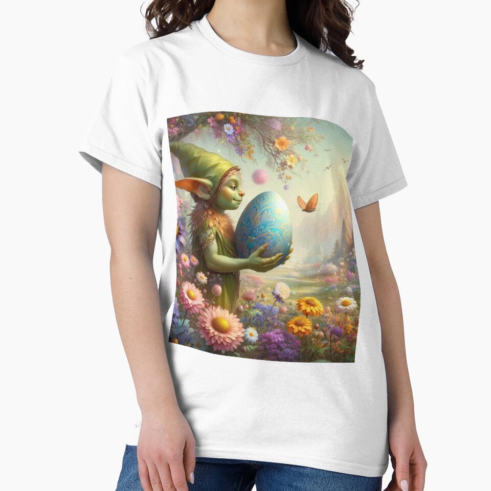 green elf with egg fantasy easter landscape by Expressions-Sel