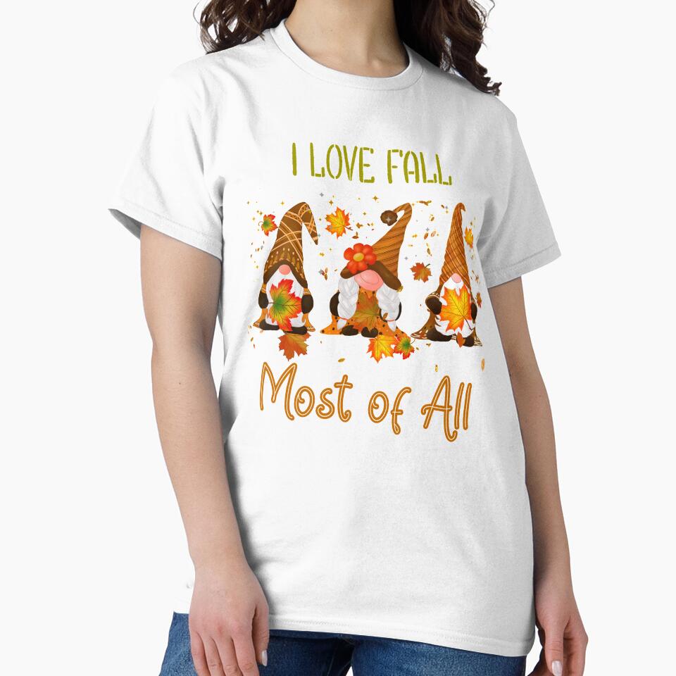 I Love Fall gnomes by Mariya Krashkova