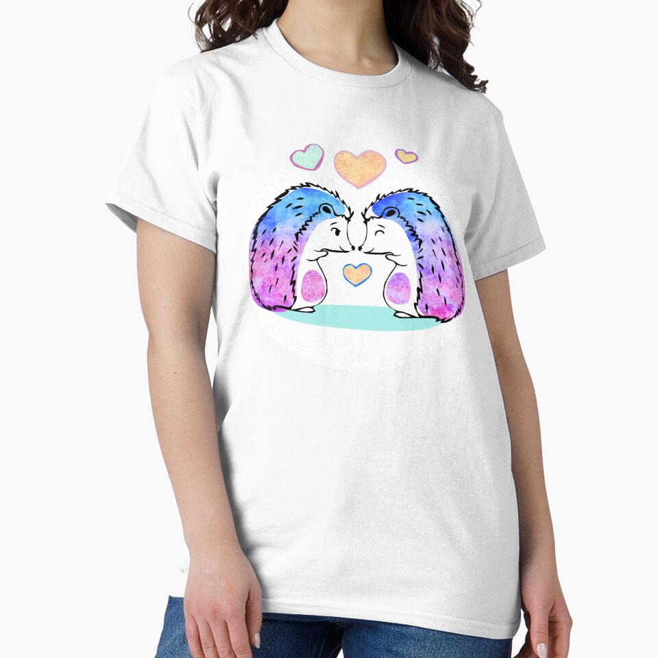 Spring hedgehogs in love by kebello-shop