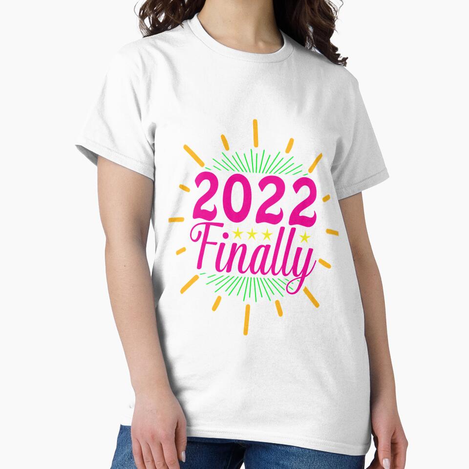 2022 Finally Happy New Year 2022 New Years Eve Party Supplies by BhavyaBathla
