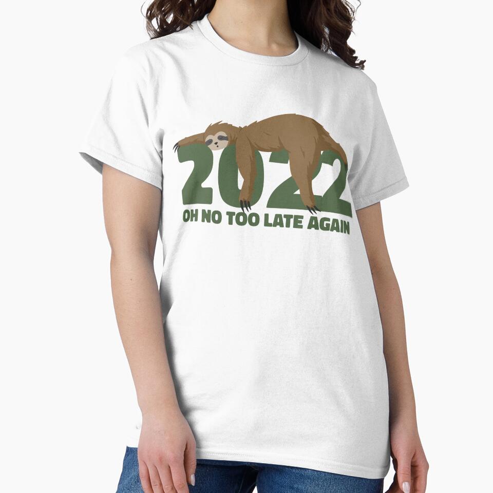 New Year 2022 Sloth slept through New Year's Eve by Alex-Creare