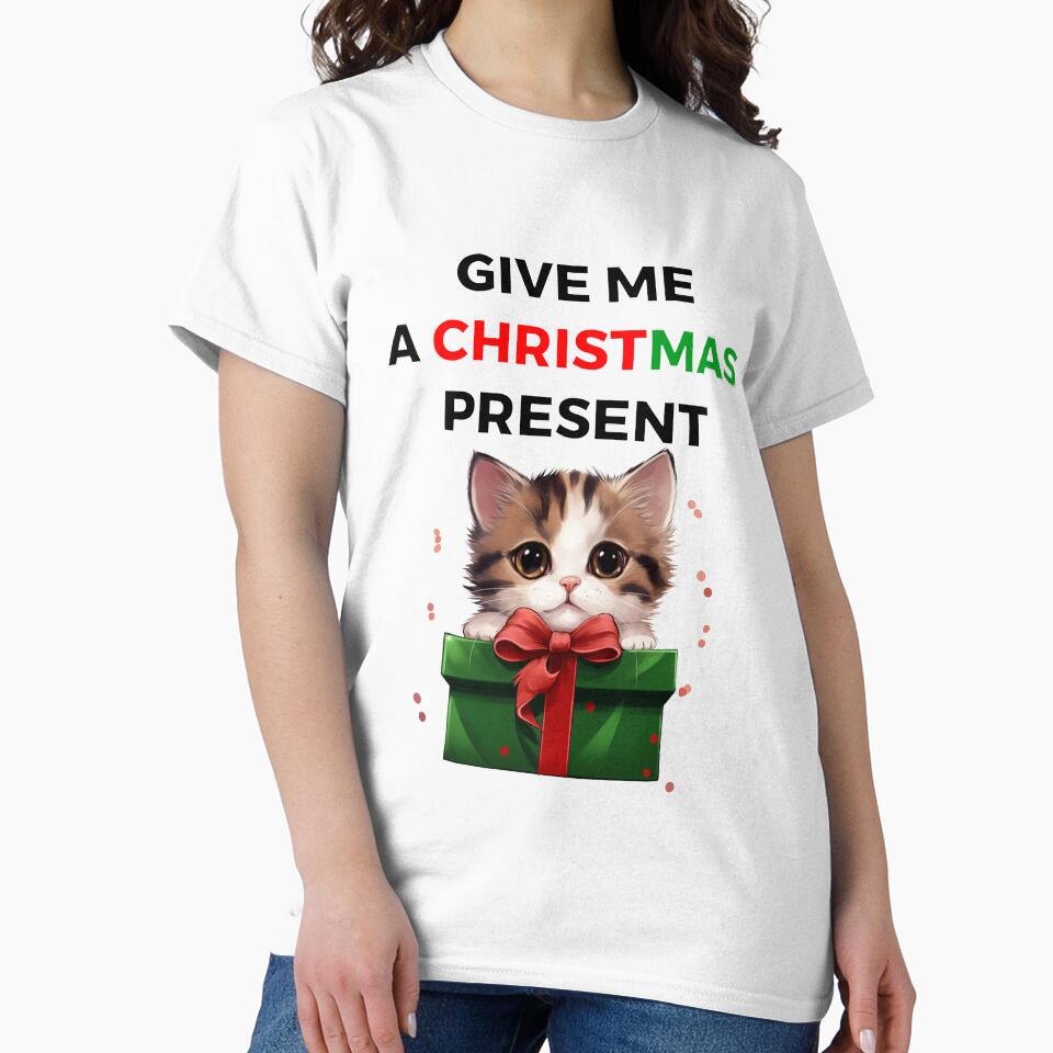 GIVE ME A CHRISTMAS PRESENT by SunnyArtRoom