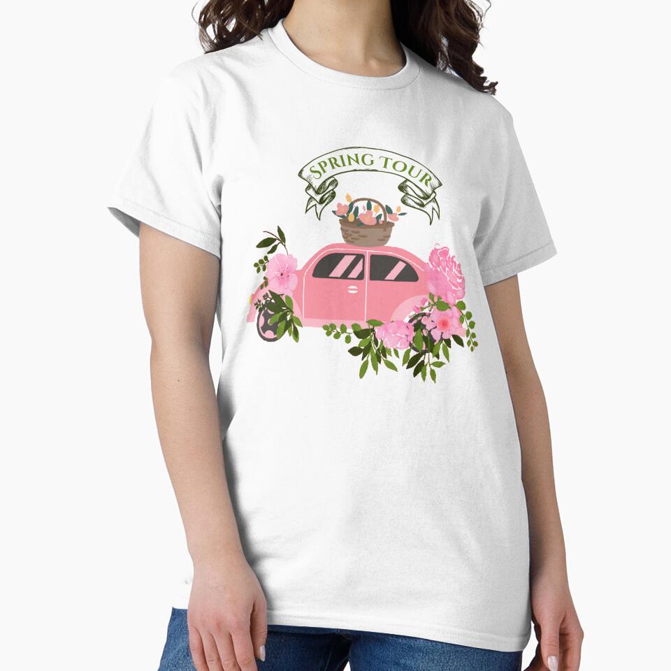 Spring Tour Floral Car by GraphicsClub