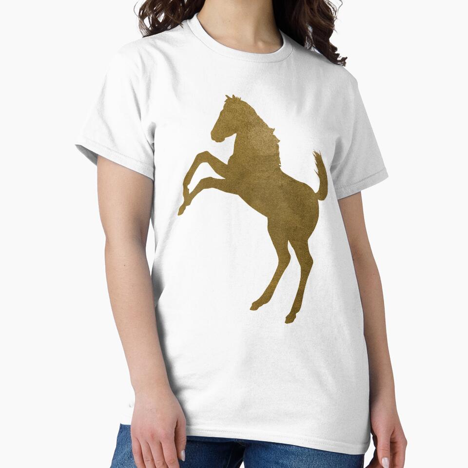 Golden Mustang Horse by SoccaTamam
