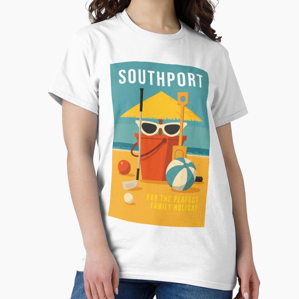 Southport Travel Souvenir Poster by rogue-design