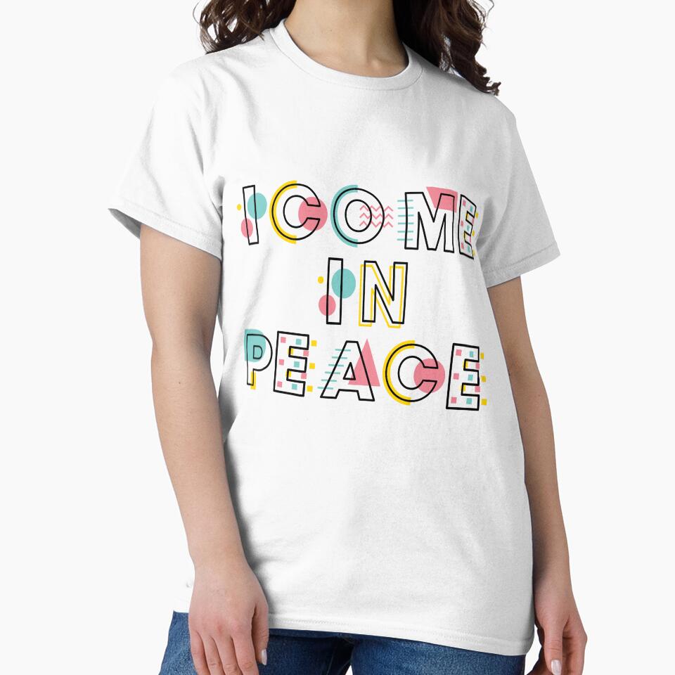 I Come In Peace I'm Peace Artistic Funny Matching Couple Wedding by clothesy7
