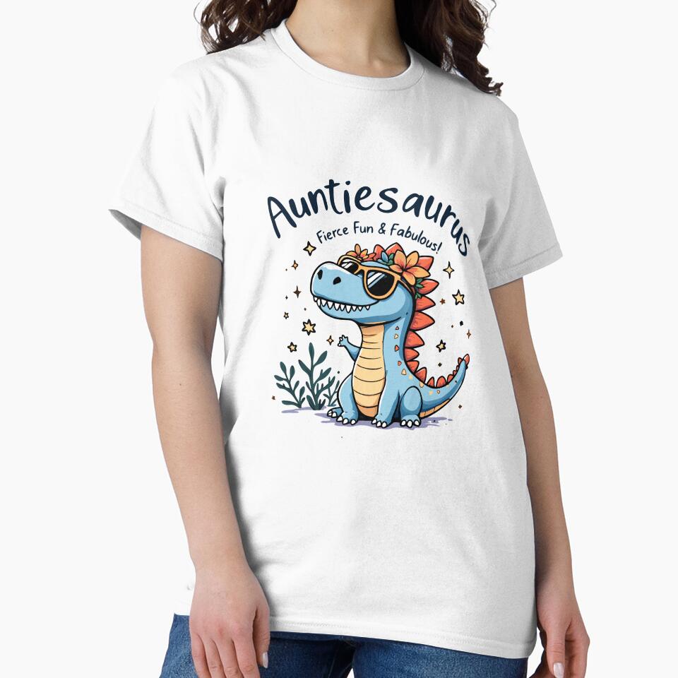 Auntiesaurus Fierce, Fun & Fabulous by NewArtWave