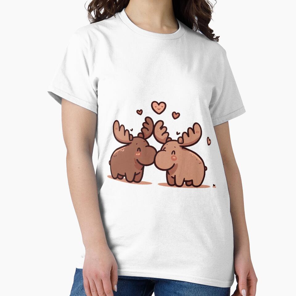 Moose Couple Valentine's Day by LemuellTrends