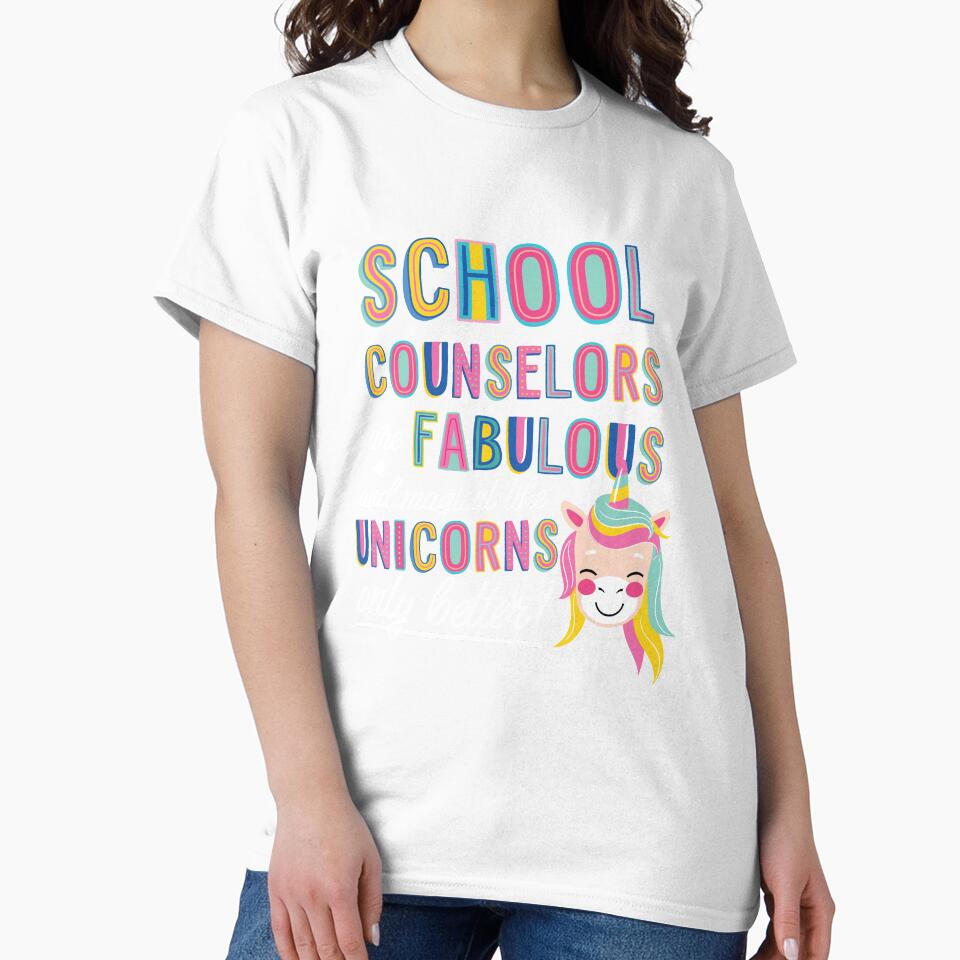 School Counselors are like Unicorns Gift Idea by betternotes