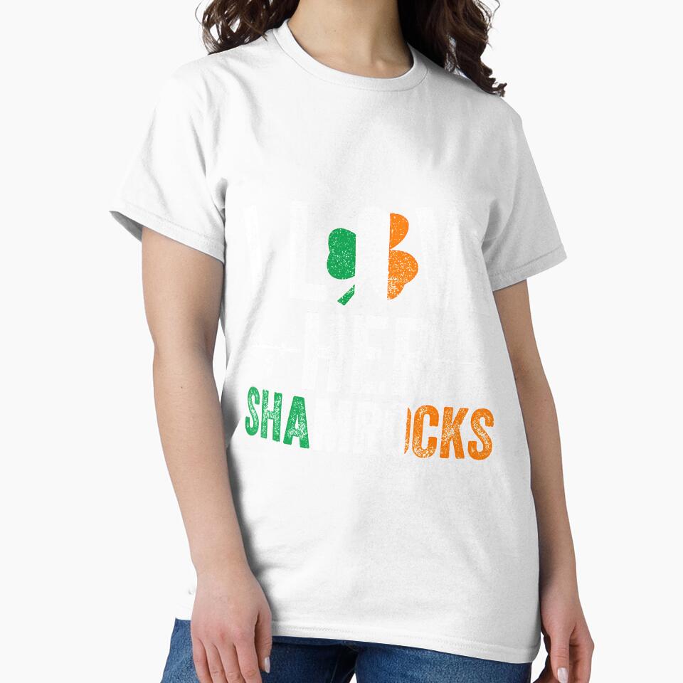 I Love Her Shamrocks Patrick's Day Couple Matching by WanitaDesign