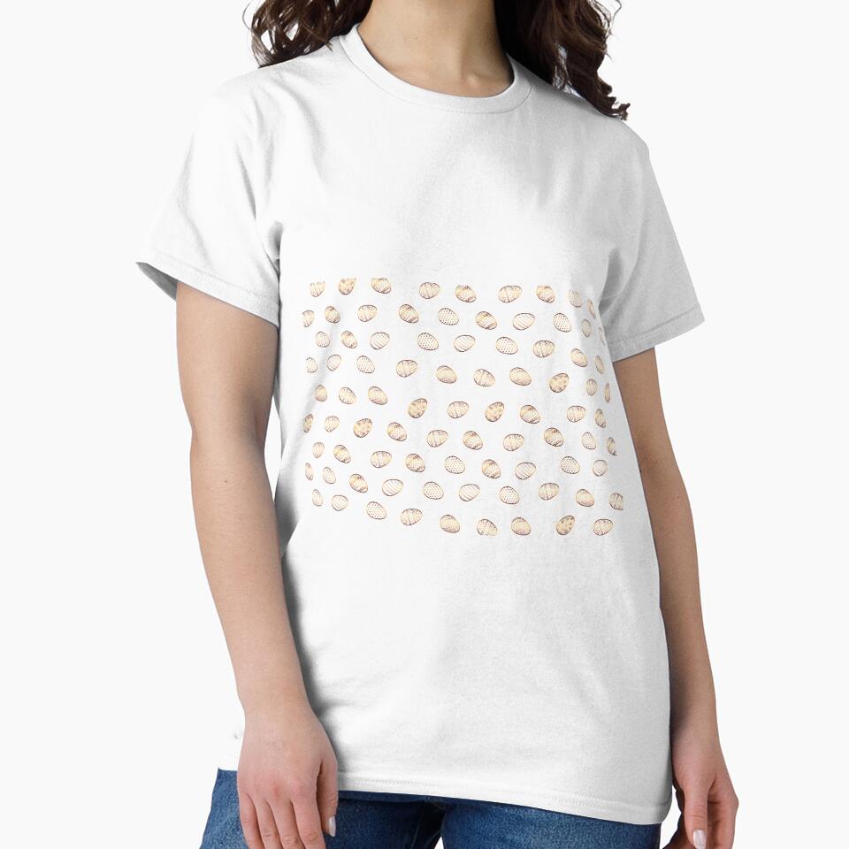 easter eggs gold pattern by cutecrazytshirt
