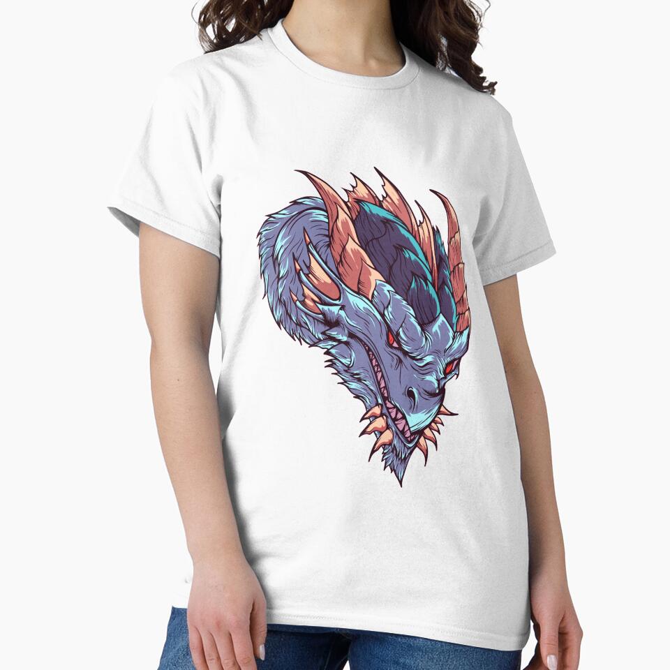 Dragon Face Art Design by TheGreekGuy