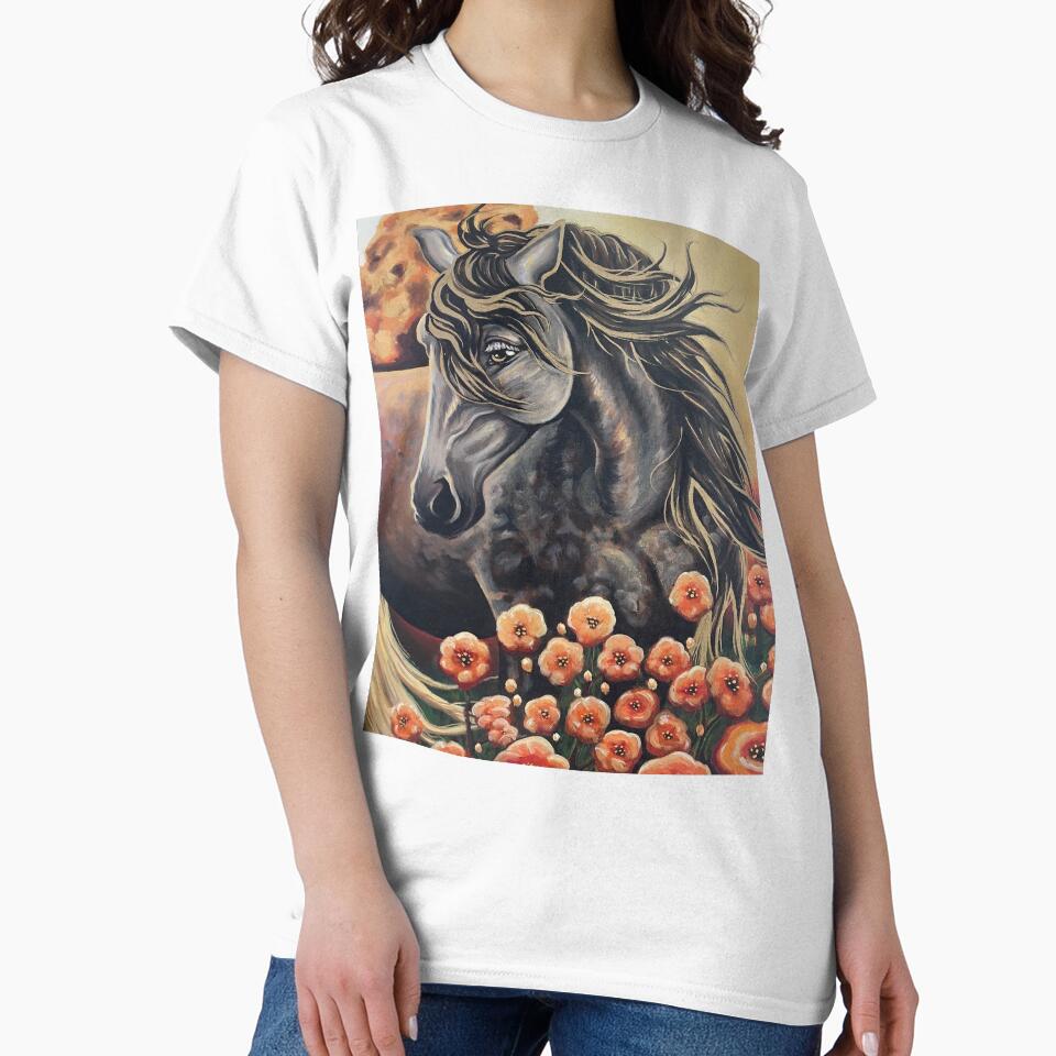 Golden Horse Painting by Lady-Lilac