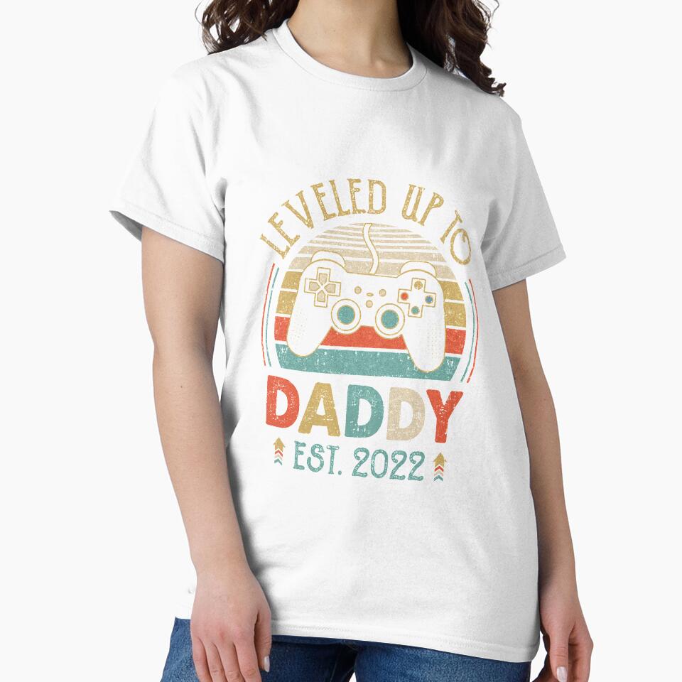 Leveled Up To Daddy 2022 Video Game Promoted To Daddy by Kayla Alice Mooney