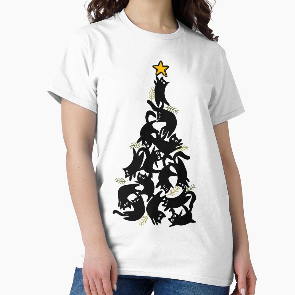 Cats Christmas tree by InkRiot Studios