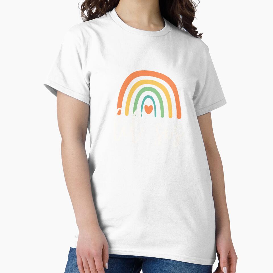Lil Sis - Colorful Rainbow - Heart - Family Reunion by patternjp