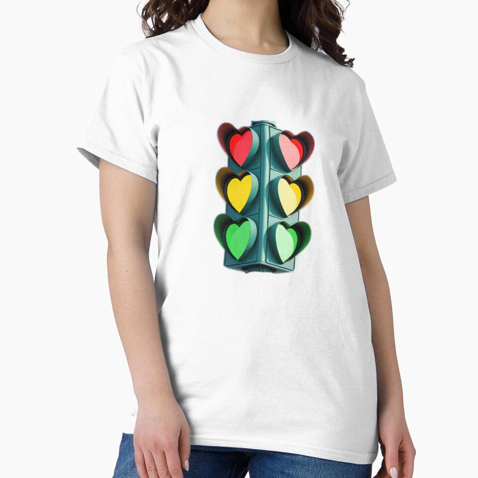 Valentines Day traffic light with hearts,Valentine heart,valentine art,valentine design by Expressions-Sel