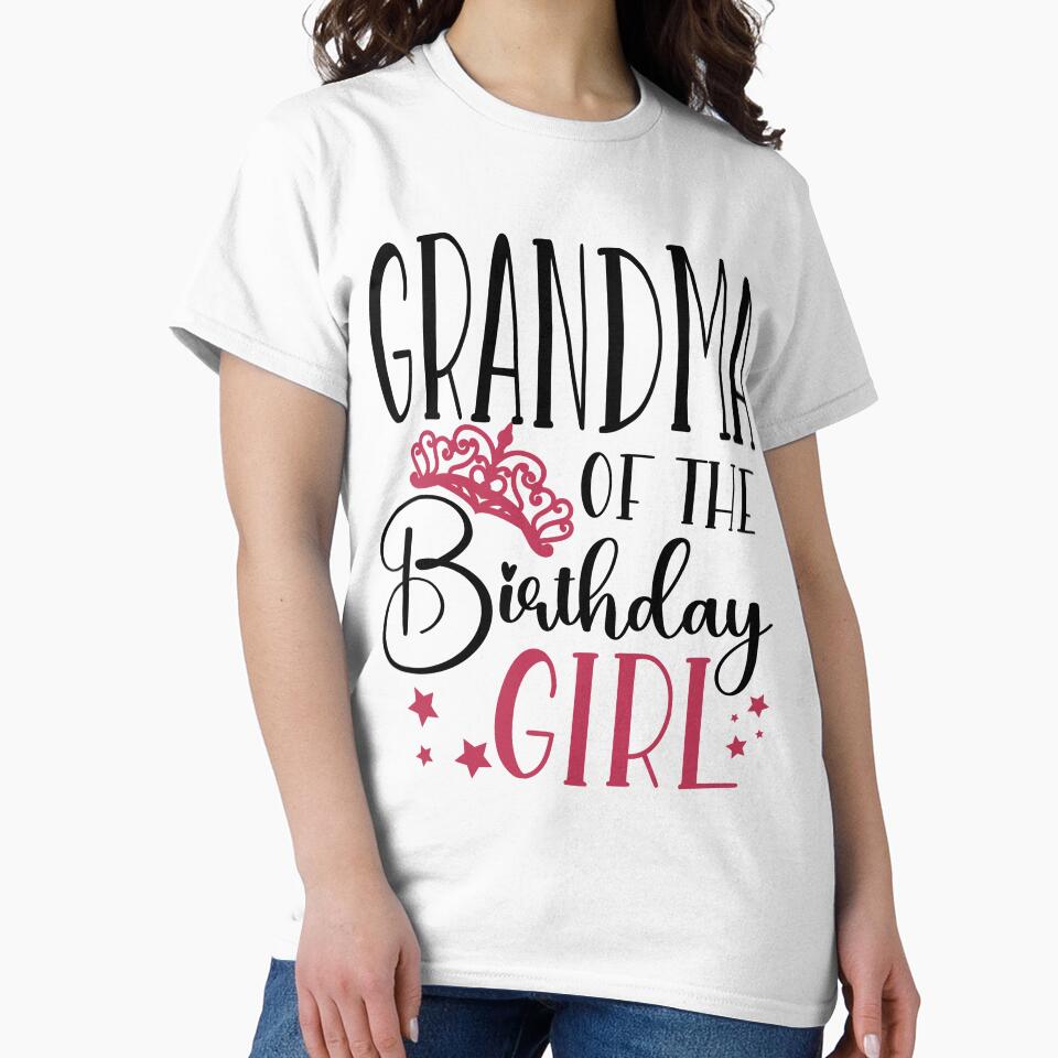 Family Matching Birthday Squad Grandma of the Birthday Girl Birthday Squad Party Favors by mysticblvd