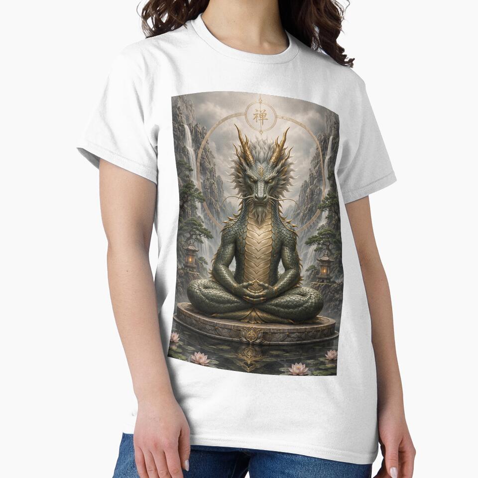 Meditating Zen Dragon by hyperbeast store