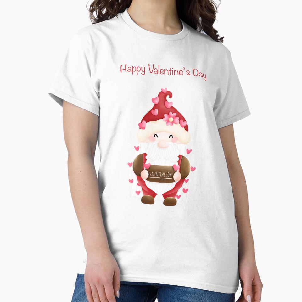 Red valentine's day gnome by Bunnylovely