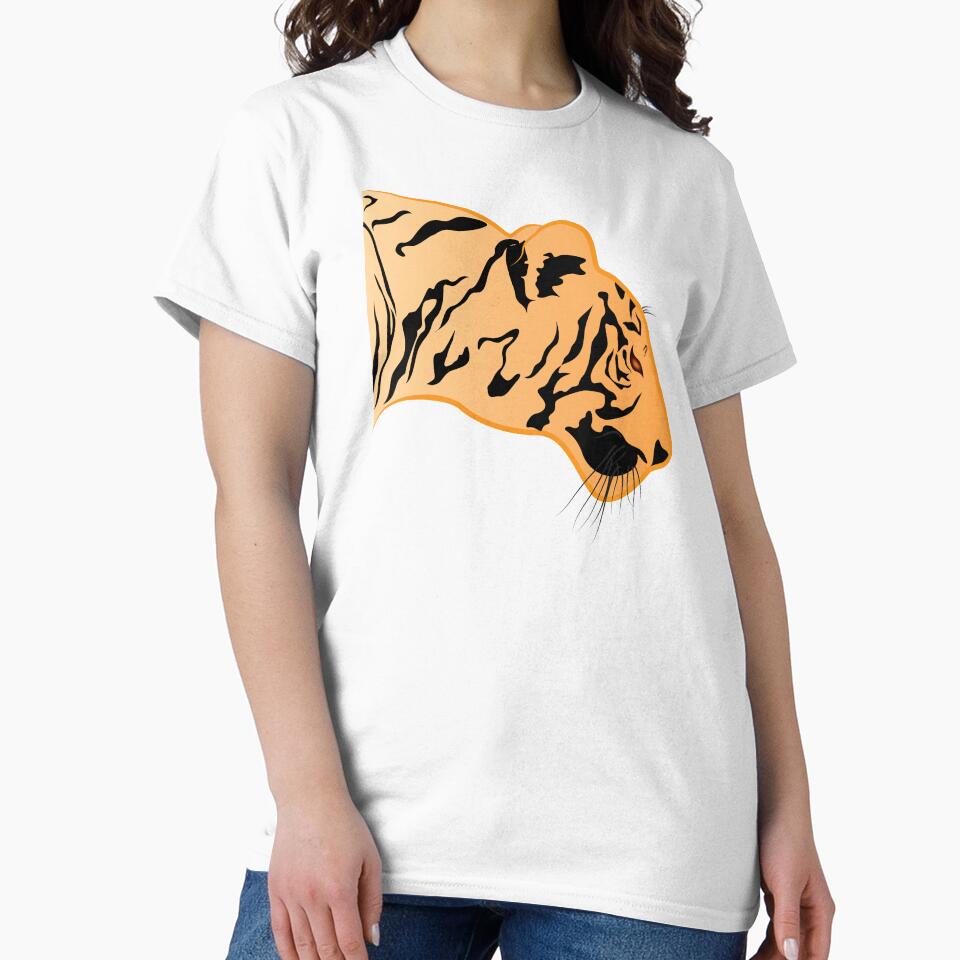 tiger line art by Rdebnath