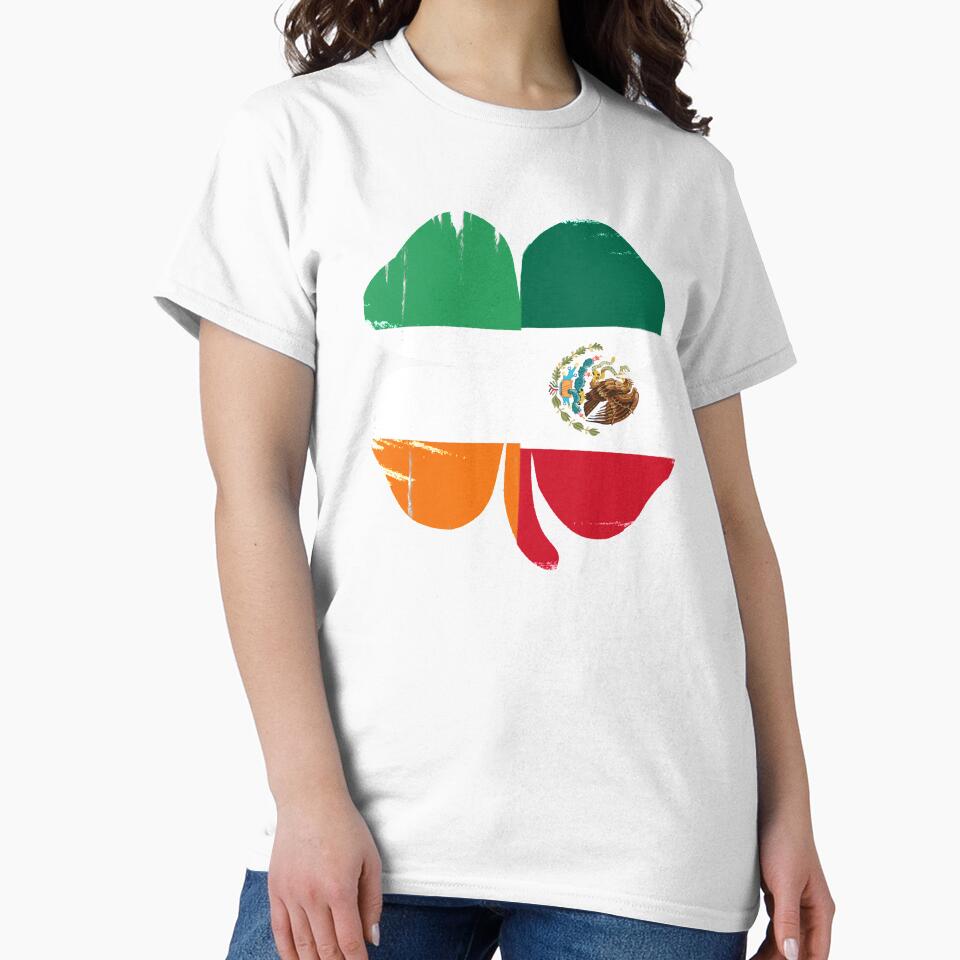 Shamrock Mexican Flag st patricks day gifts by Kasantimo